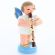 Engel stehend mit Didgeridoo, blaue Flügel - 225/043/41B