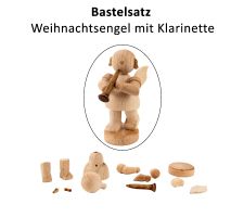 Engel stehend mit Klarinette, Bastelsatz - 225/043/36BS