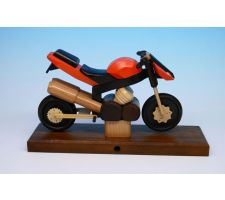 Räuchermotorrad Sportmaschine orange - F146/082/08O
