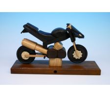 Räuchermotorrad Sportmaschine schwarz - F146/082/08S