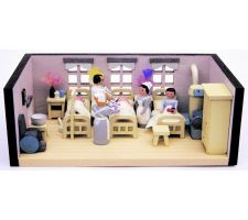 Miniaturstübchen Krankenstube - F30-69