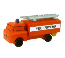 Miniatur LKW Feuerwehr Gerätewagen, rot - F016-010
