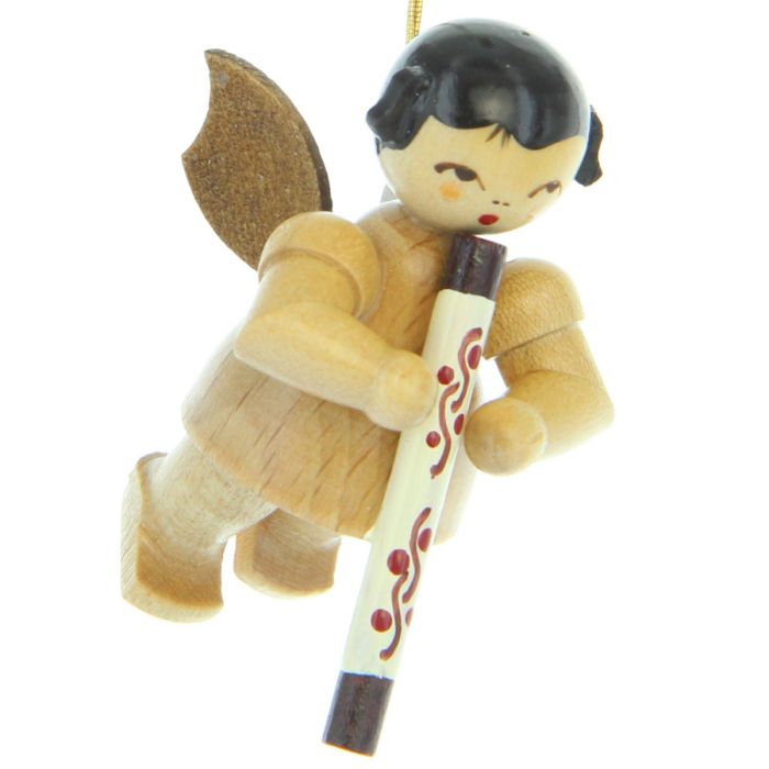Schwebeengel natur mit Didgeridoo - 199/062/041N
