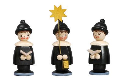 3 Kurrendefiguren schwarz - F204/161