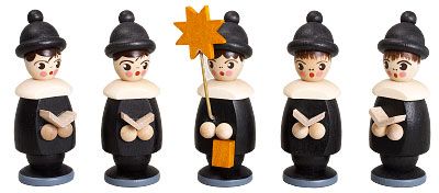 5 Kurrendefiguren schwarz - F204/173