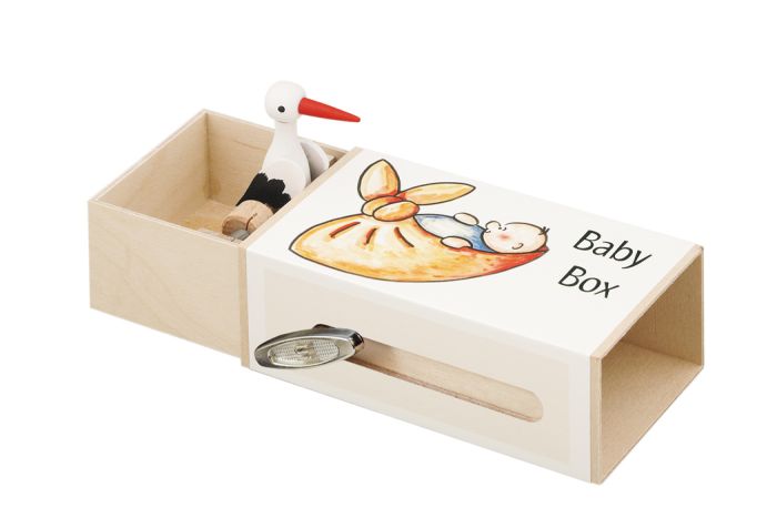 Schiebebox mit Spielwerk, Babybox - FWW-691