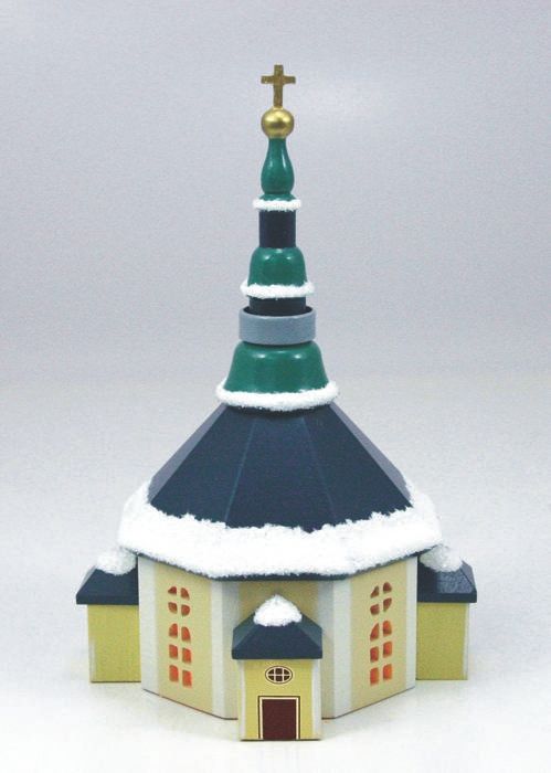 Seiffener Kirche bunt mit Schnee - F099/12/KBS