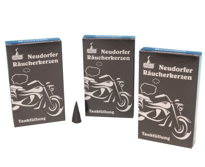 Räucherkerzen "Motorradduft", 3 Pack a) 24 Stück - F147/005-3