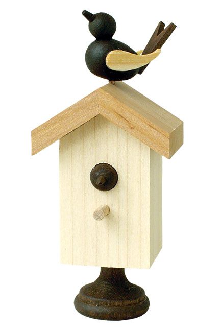Starhaus mit Singvogel, natur - F158-010N