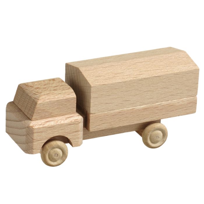 Miniatur LKW, Kastenwagen, natur - F016-018N-4