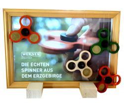 Fidget Spinner / Handkreisel aus Holz Bastelsatz - F222-790-6