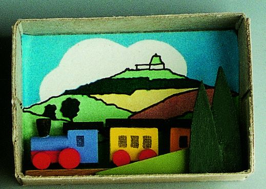 Zündholzschachtel Eisenbahn - F29-04